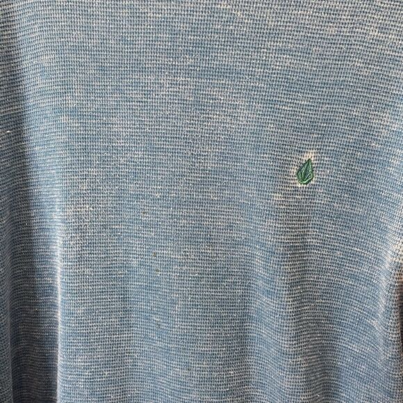 Volcom Stone Thermal Waffle Long Sleeve Shirt Mens Size M Burnout Teal - Picture 3 of 12